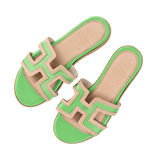 Helena Celery Satin